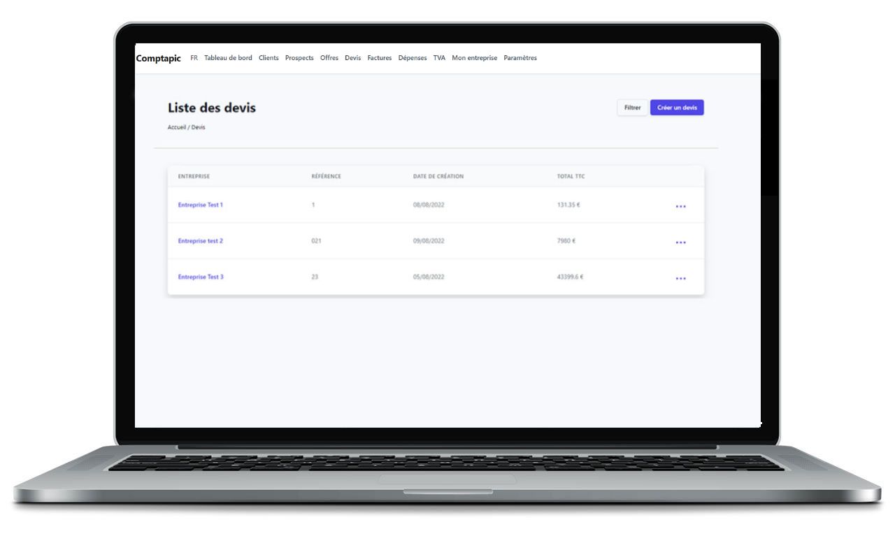 logiciel facturation et devis